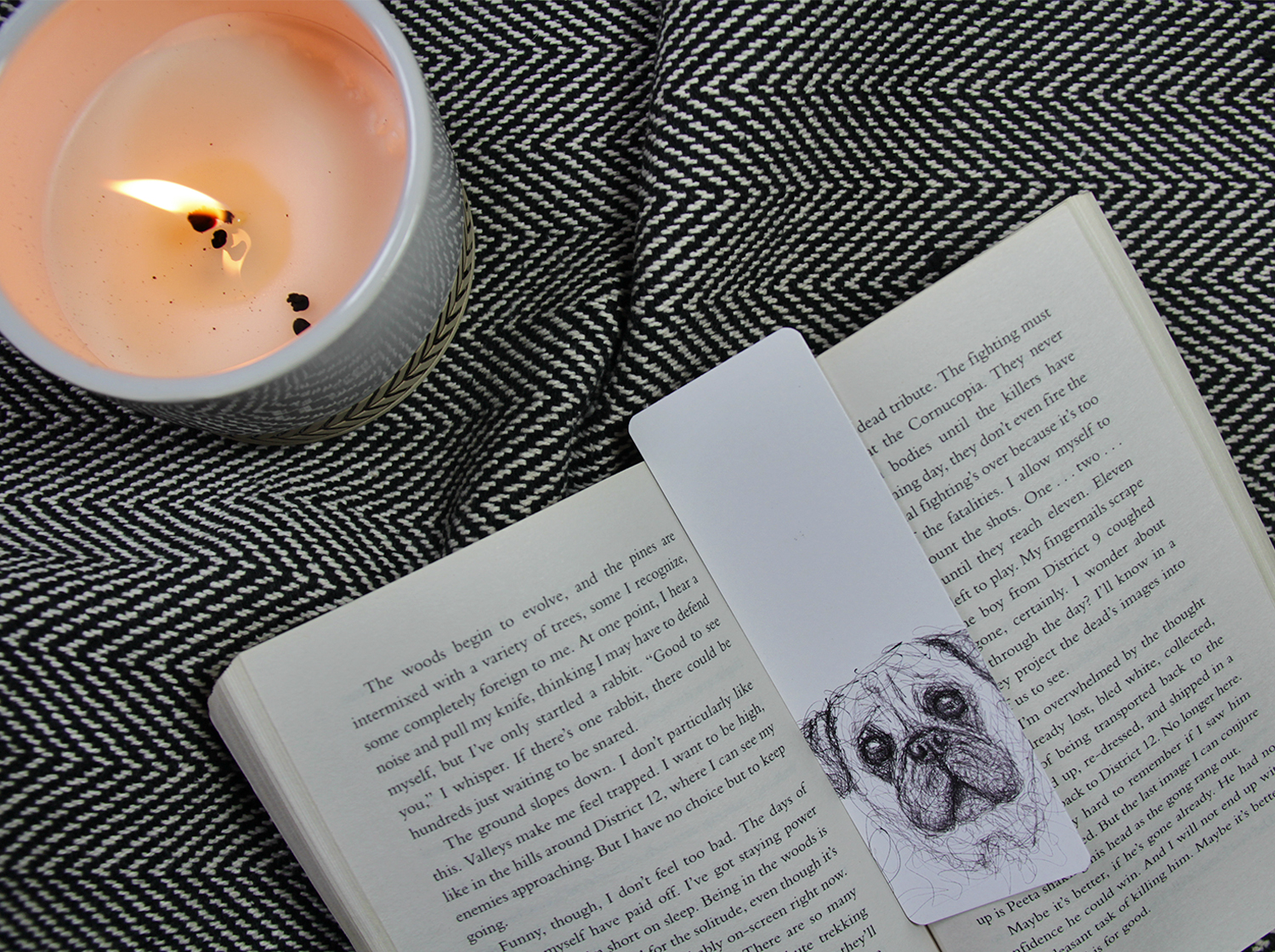 Scribble Pug Bookmark